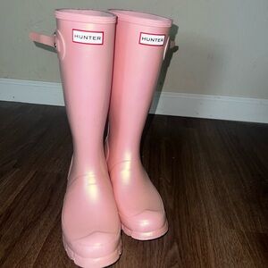 Princess glitter Pink Hunter boots